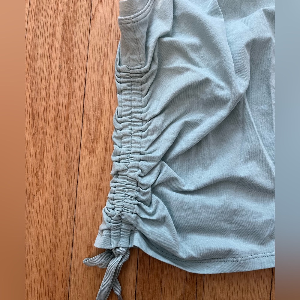 Light Teal Lululemon Cinch It Up Tank Top size 2 - Picture 4 of 4